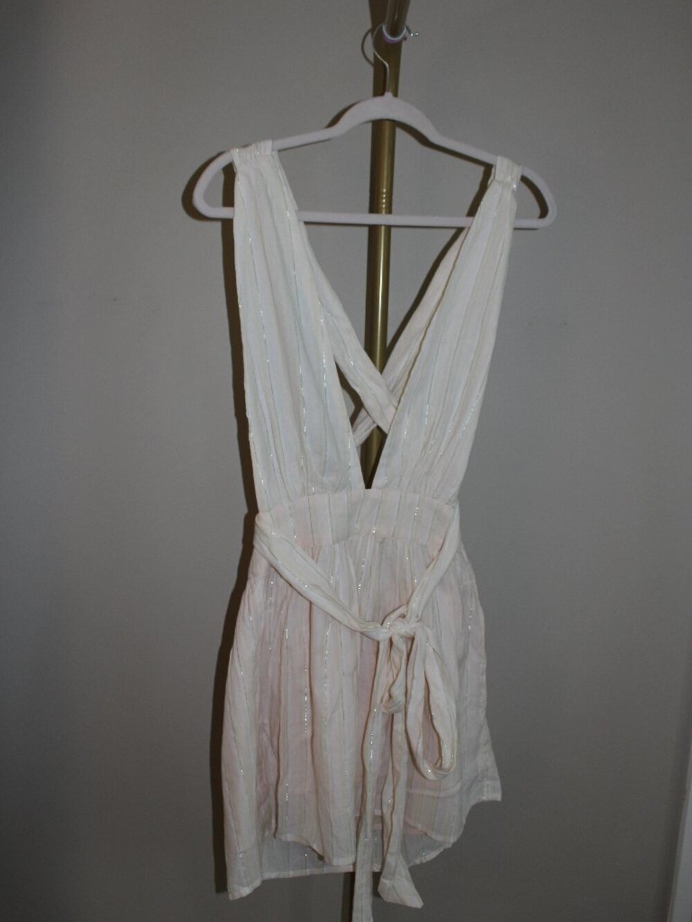 Women's Beach Bunny Wrap Halter Campbell Dress, Size XS - Picture 3 of 7